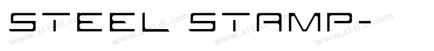 Steel Stamp钢印字体转换